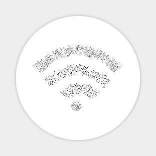 Music server, wifi icon Magnet